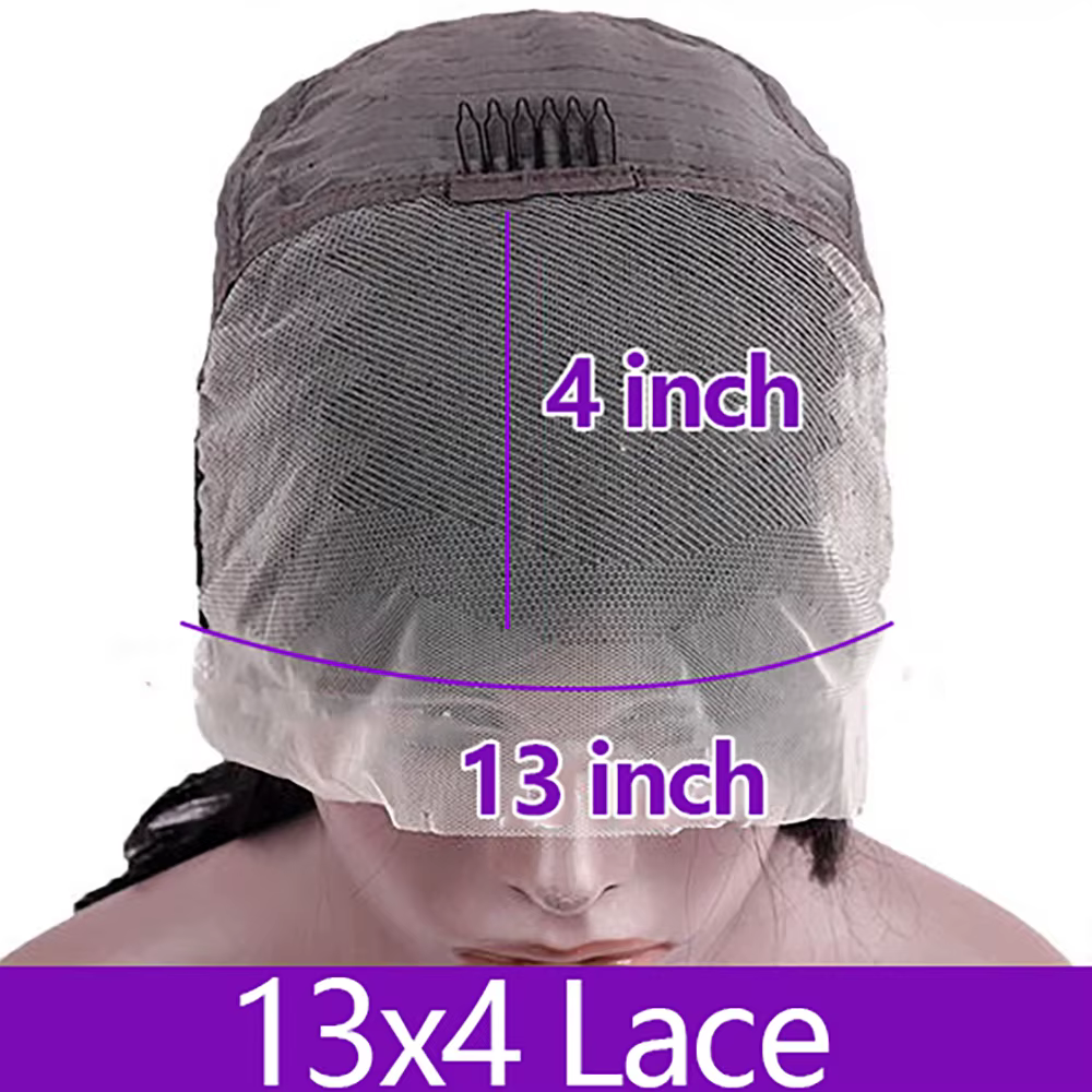 Perruque Lace Front 13x4 Brésilienne Courte Bob Lisse Noir Naturel 8-14 Pouces Sans Colle Douce Épai