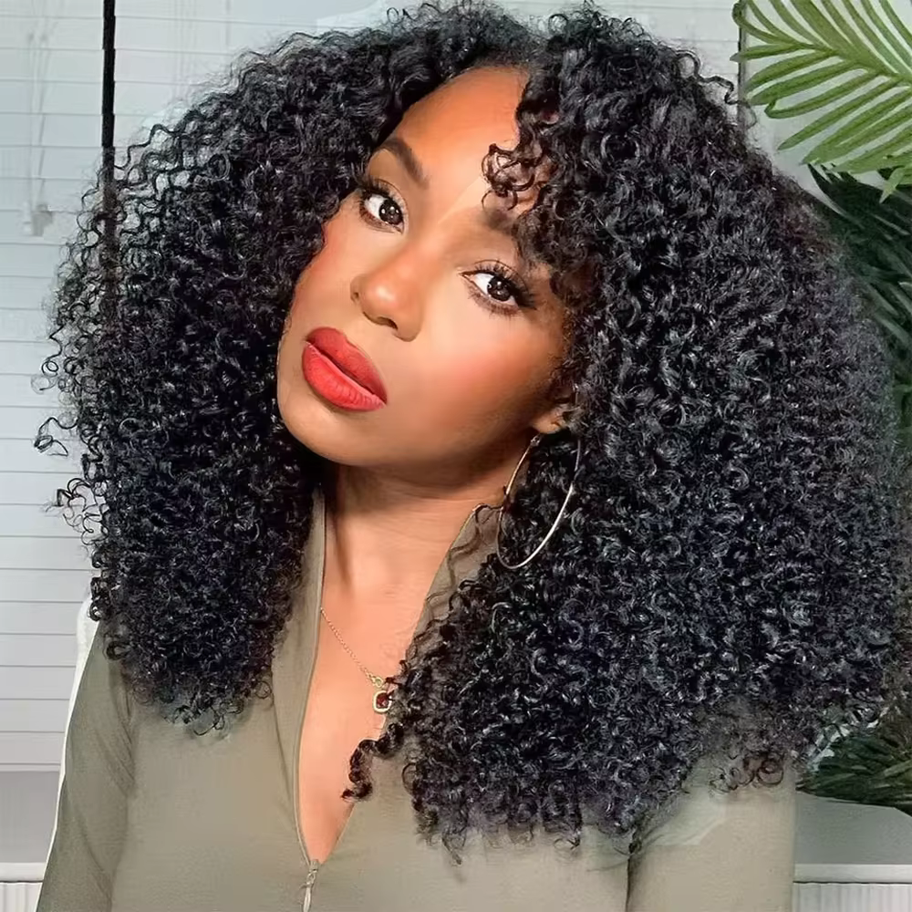 Demi-perruque 3 en 1, cheveux humains, Deep Wave, densité 220, prêt à porter, demi-perruque 3 en 1 a