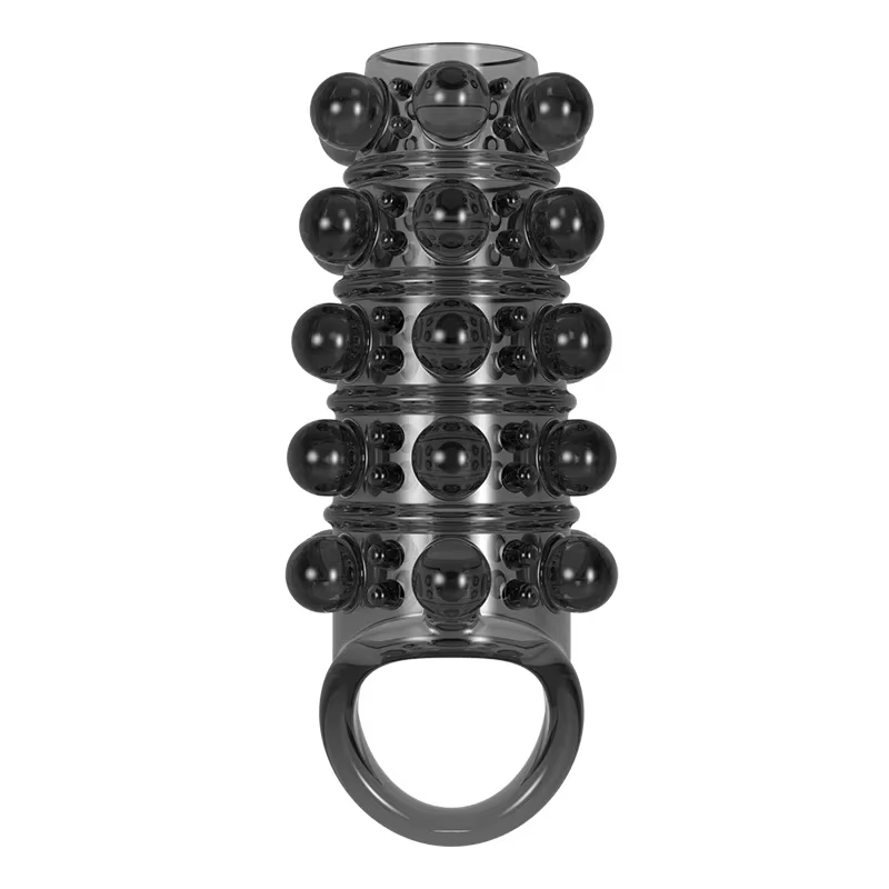 Manchon d'extension de pénis élastique doux pour hommes, éjaculation retardée, extenseur de bite, au