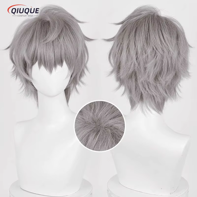 Anime jusqu'à Cosplay perruque 3 types de cheveux courts styles Cosplay Anime perruques résistance à