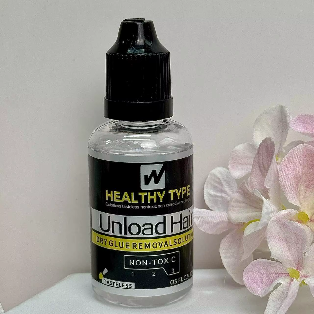 Liquide décapant de colle sèche pour extensions capillaires, 30 ml, sain, non toxique, sans goût, so