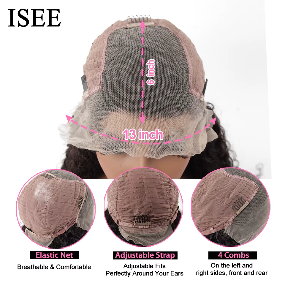 Straight 13X6 Lace Frontal Wig180% Density Malaysian Straight Lace Front Human Hair Wigs For Women I
