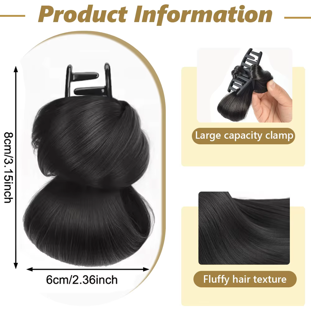 Queue de cheval synthétique à pince pour femme, tête de fleur, cheveux bouclés, perruque moelleuse, 