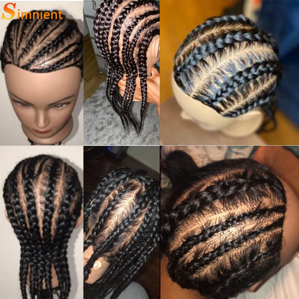 Têtes de Mannequin Afro pour tressage, poupées de cheveux, formation humaine réelle, modèle de coiff