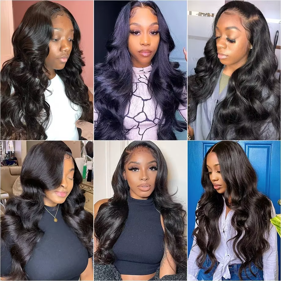 Extensions de cheveux humains 100% Remy avec closure en dentelle 4x4 5x5, mèches de cheveux humains
