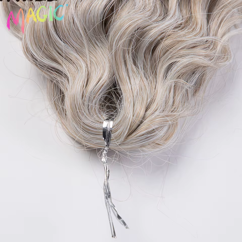 Magique Ariel Curl cheveux vague d'eau torsion Crochet cheveux synthétique tresse cheveux Ombre Blon