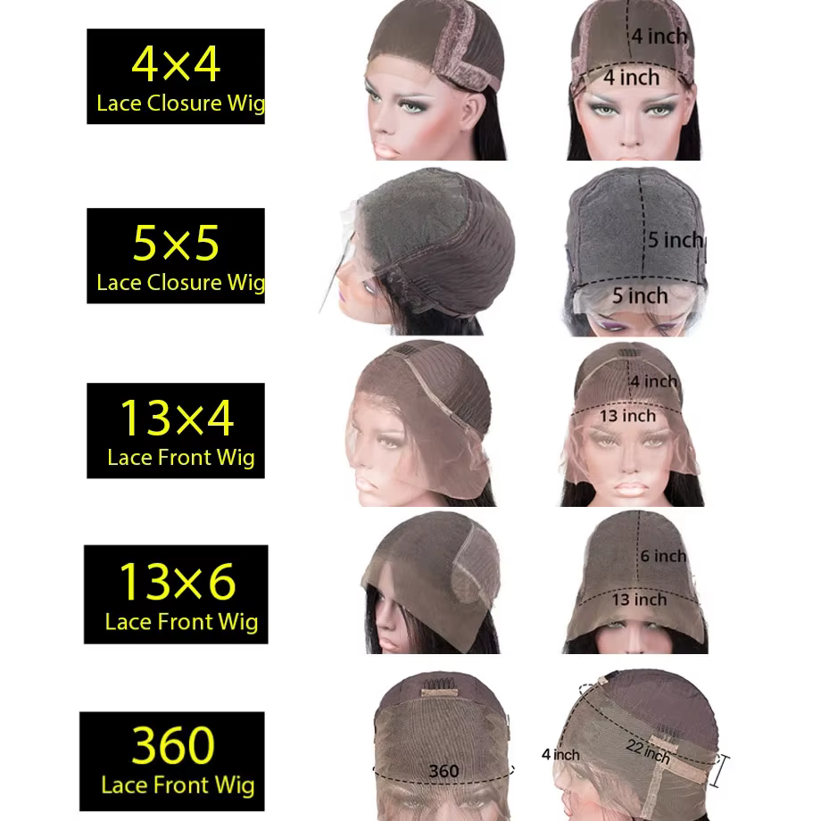 Perruque de cheveux humains bouclés Deep Wave pour femme, perruque Full Lace Closure, 4x4, 5x5, 13x6