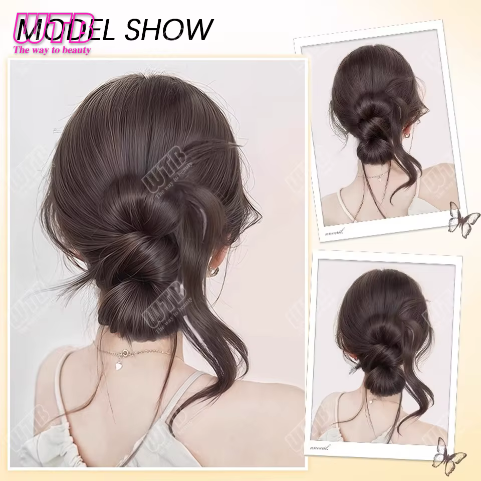 Accessoires pour cheveux synthétiques perruque femme poignée cheveux synthétiques chignon perruque a