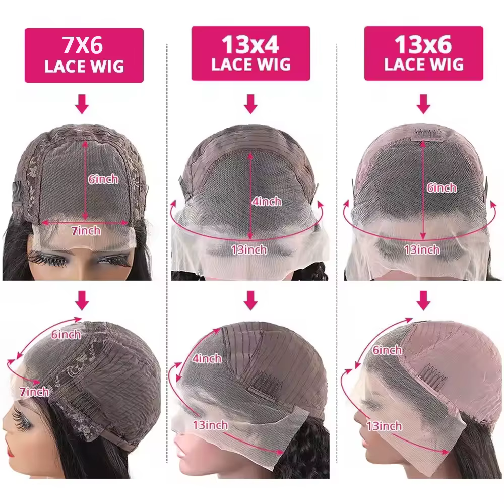 Perruque de cheveux humains bouclés birmans de 40 à 46 pouces, perruque frontale en dentelle HD 13x4