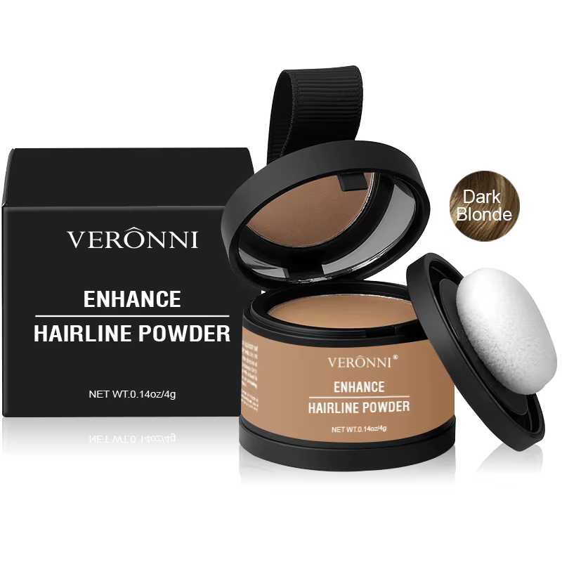 Poudre de ligne de cheveux imperméable instantanée naturelle, racine noire, correcteur d'ombre de dé