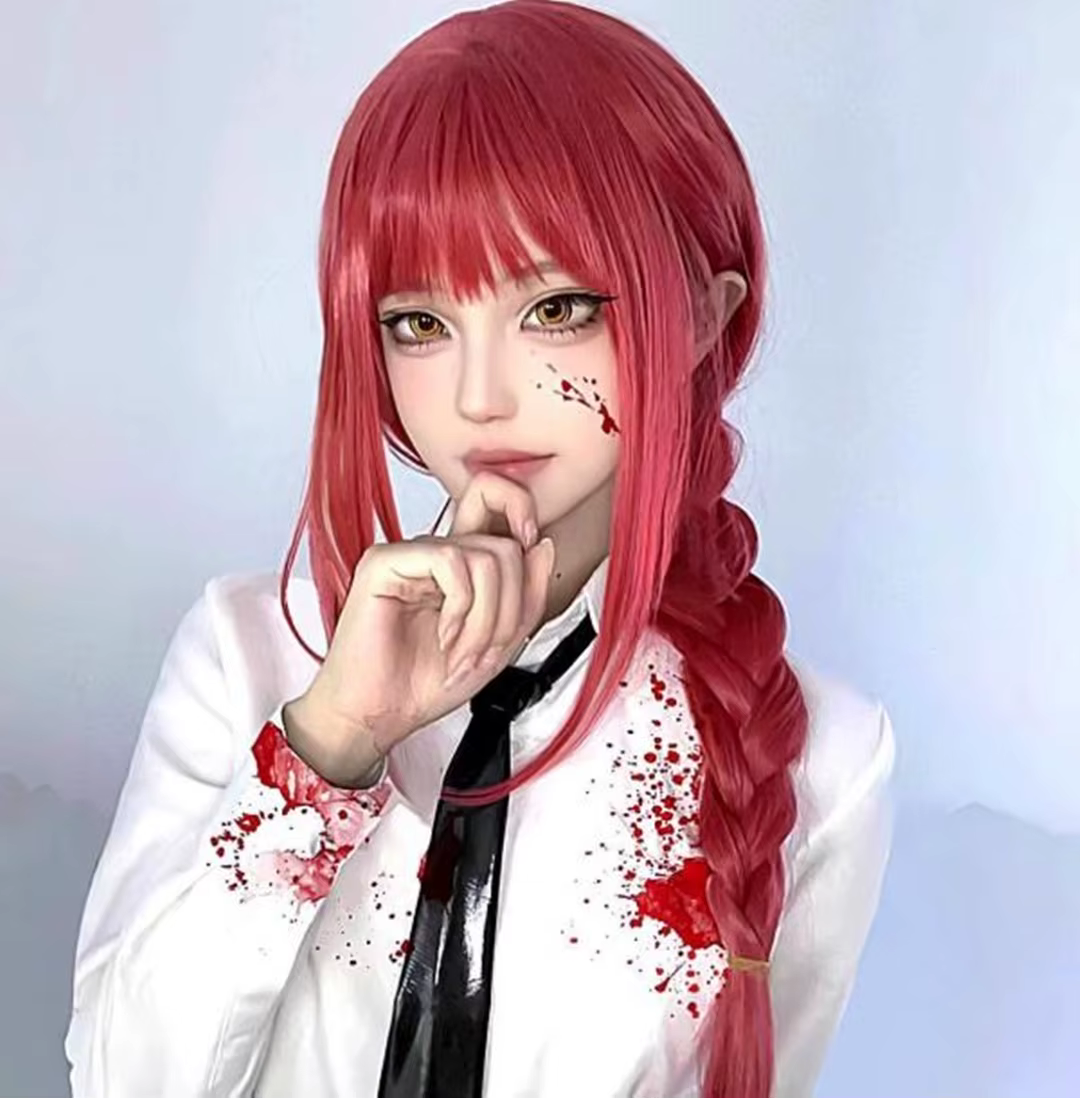 Makima perruque Cosplay femmes Anime perruque de fête