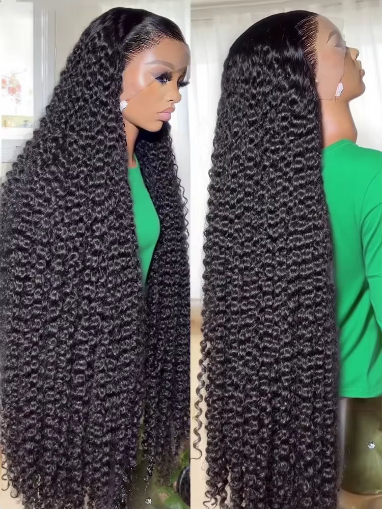 Perruque Lace Front HD 13x4 13x6 en Cheveux Humains Brésiliens Vierges, Ondulation Profonde, Pré-épi