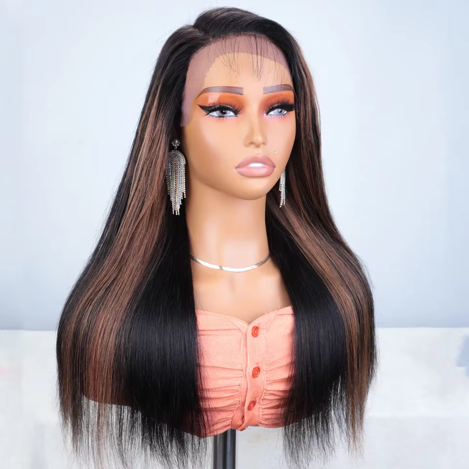 Perruque de cheveux humains avant en dentelle