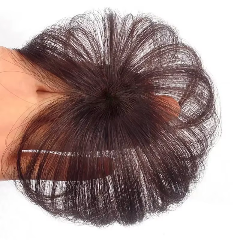 Toppers de cheveux humains de réparation de cheveux supérieurs légers, postiche naturelle, extension