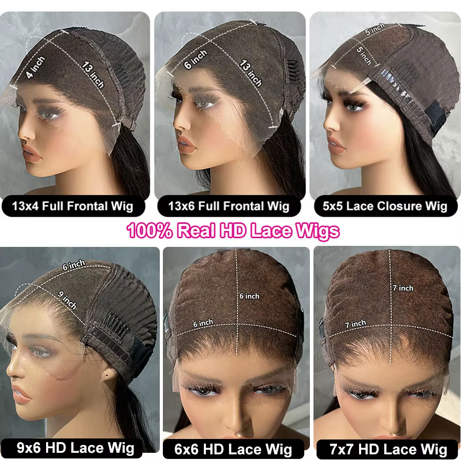 Perruque Naturelle Lisse Ultra Ajustée pour Femme, Cheveux Humains, 13x6, HD, Pre-Plucked, 3D, avant