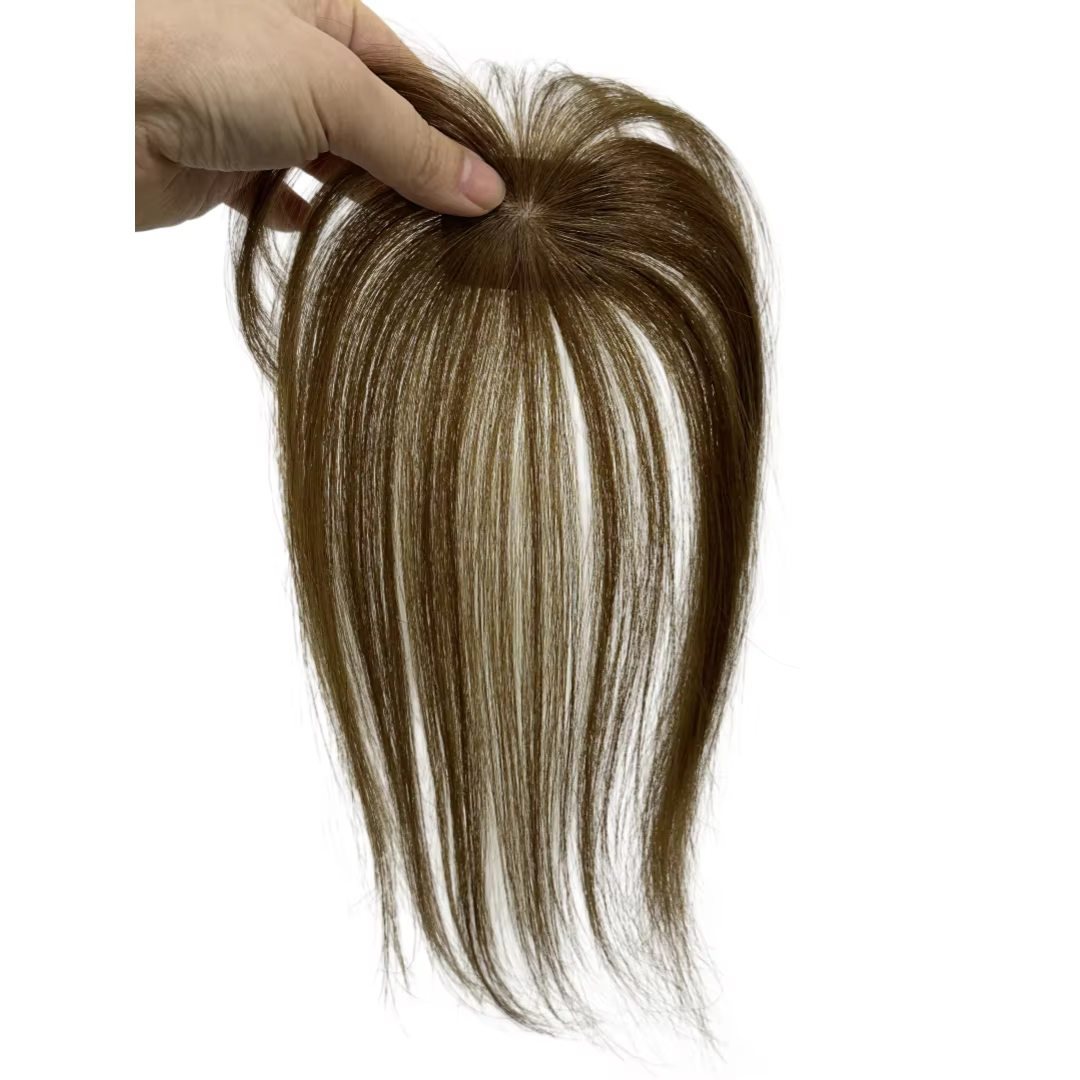 360 °   Frange à clipser 100% cheveux humains naturels, postiche effet frange légère et aérienne, ex