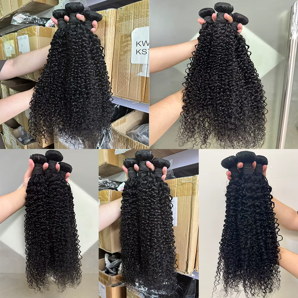 32 Inch Kinky Curly Pelucas De Cabello 100 Humano 1/3/4 Pcs Faisceaux Bouclés Jerry Tissage Cheveux