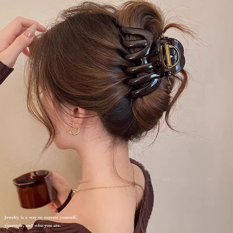 Nouvelle conception, pince à cheveux en forme de citrouille de qualité supérieure pour femmes, ornem
