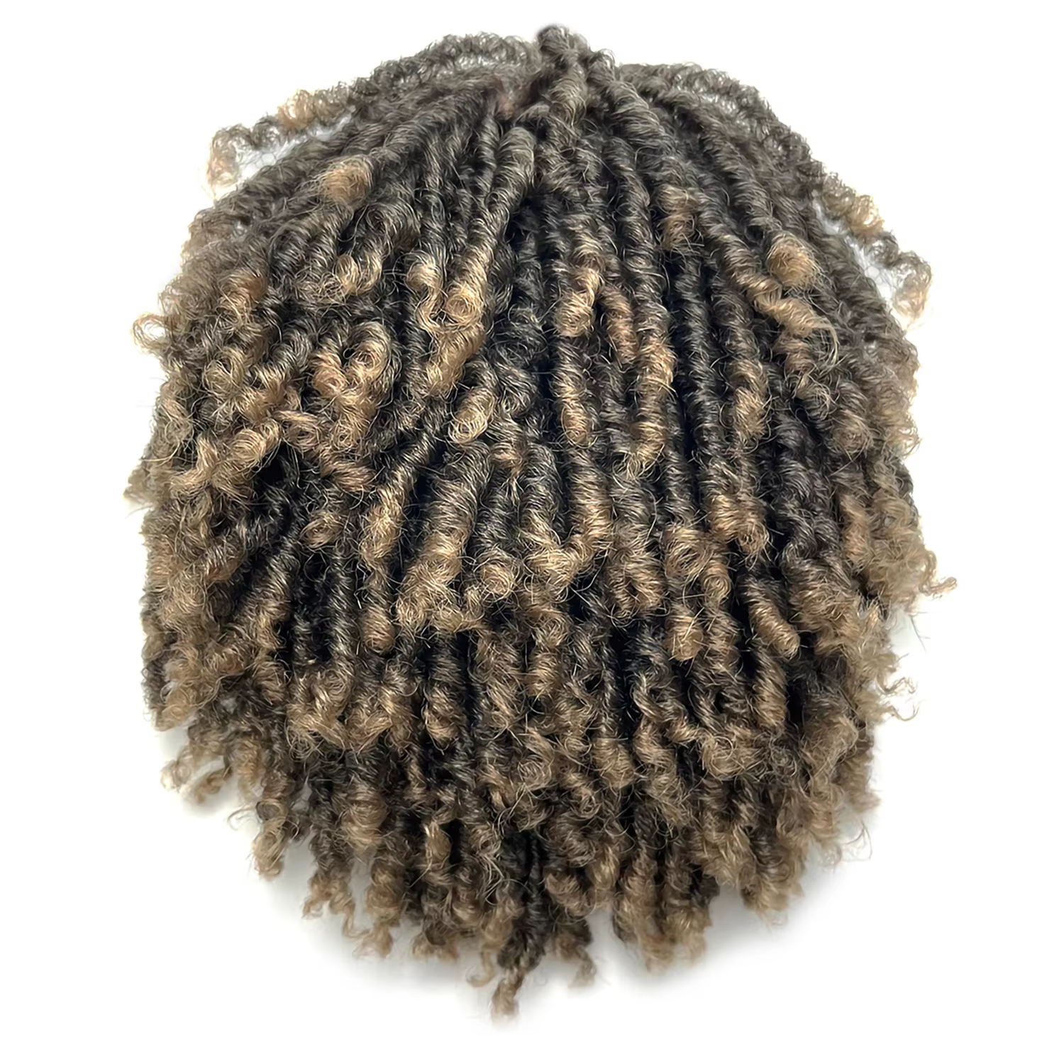 Perruques Dreadlock courtes de 6 pouces, demi-perruque tressée synthétique, postiches courtes, toupe