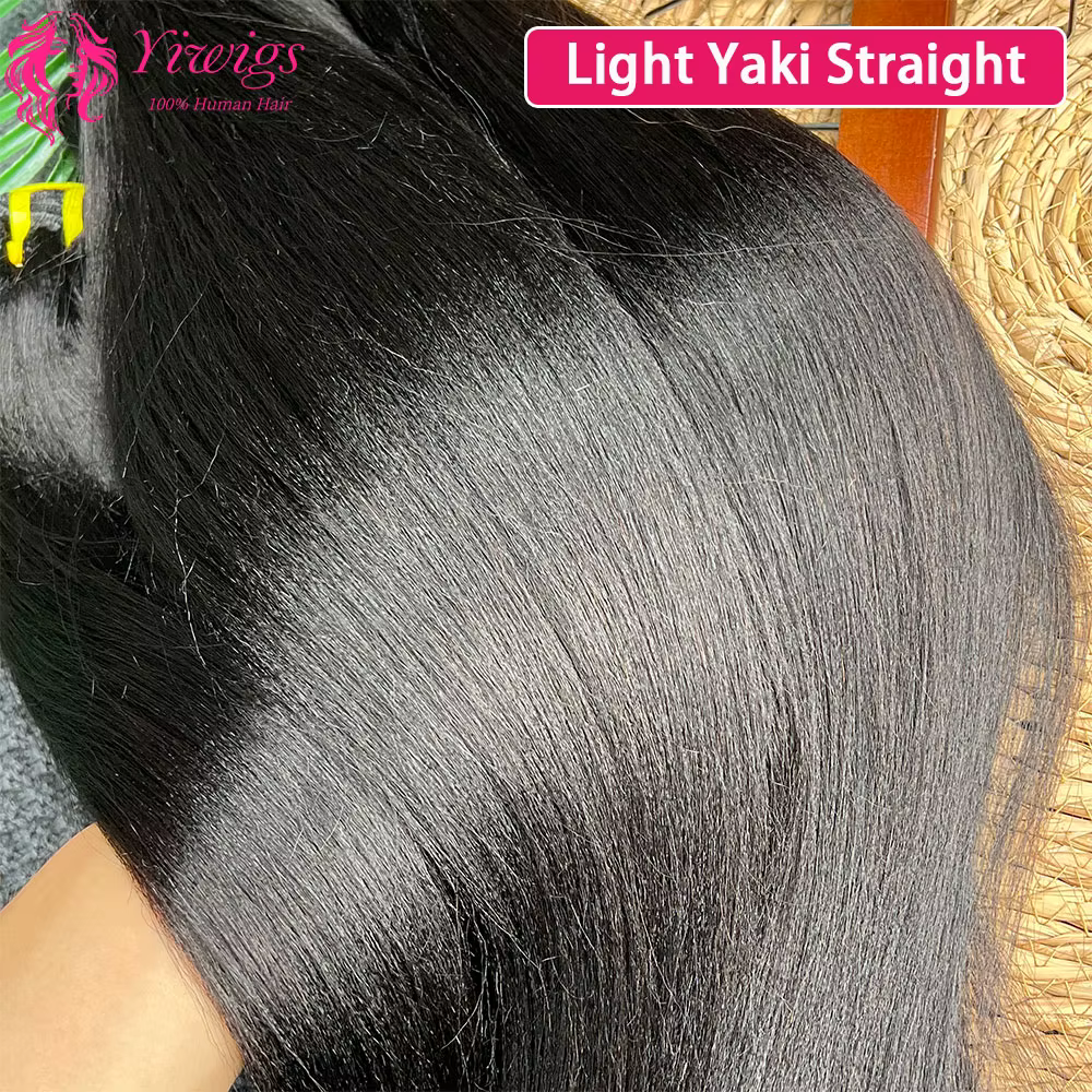 Mèches Yaki naturelles crépues lisses, Extensions de cheveux bruts, 8 à 30 pouces, pour femmes, 1/3/