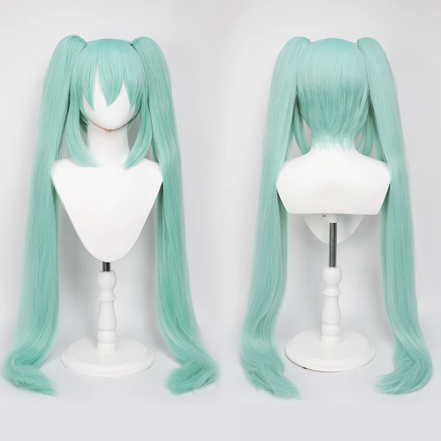 Perruque de Cosplay synthétique longue et lisse de 110cm + queue de cheval à Clip, perruques de Cosp