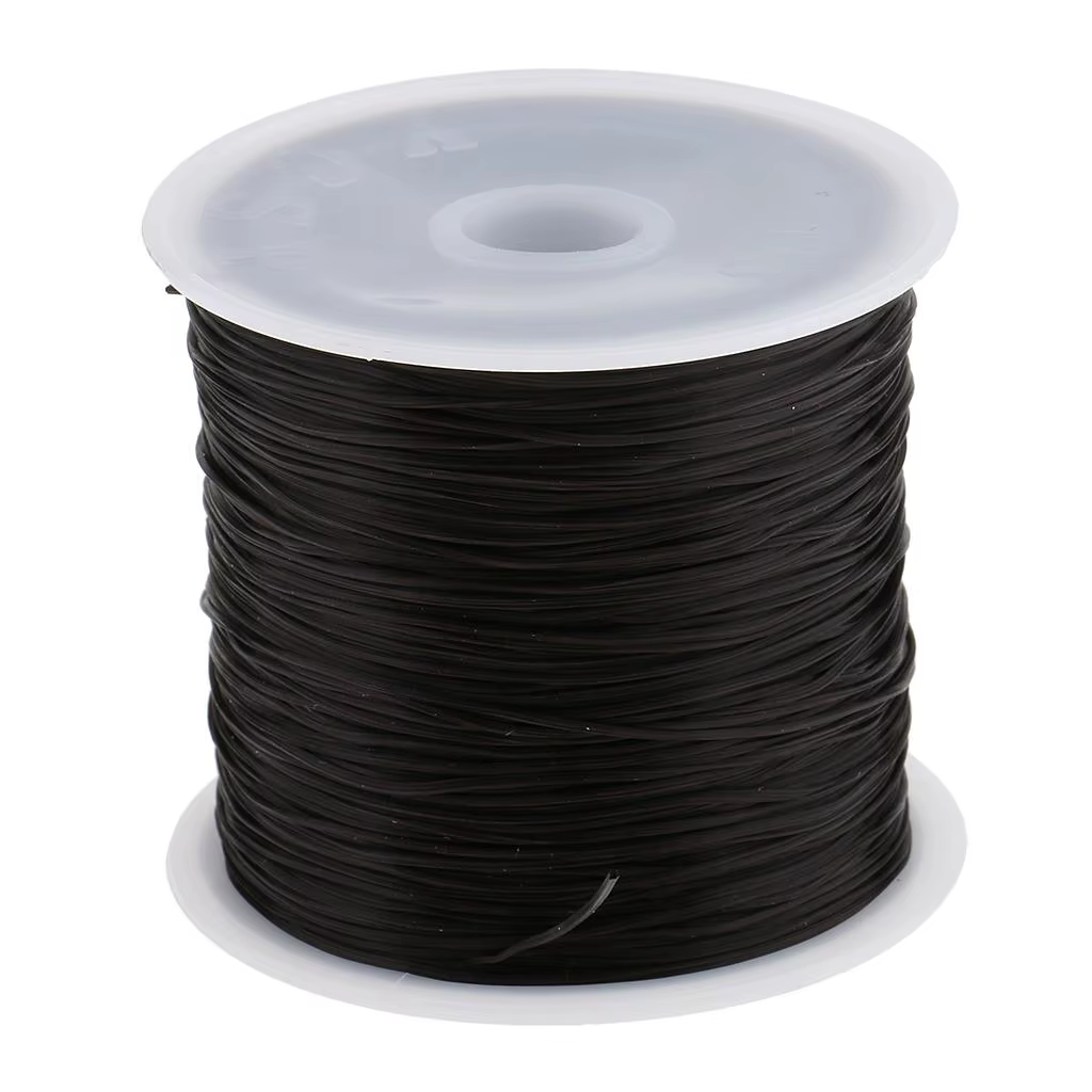6 rouleaux 60M Salon cristal élastique chaîne cheveux tissage coudre décoration fil pour fil de chev