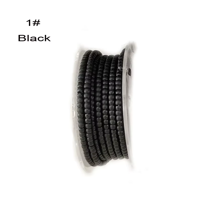 500 pièces Extension de cheveux préchargés Nano anneaux perles doublées de Silicone 4.0x2.0x2.5mm ta