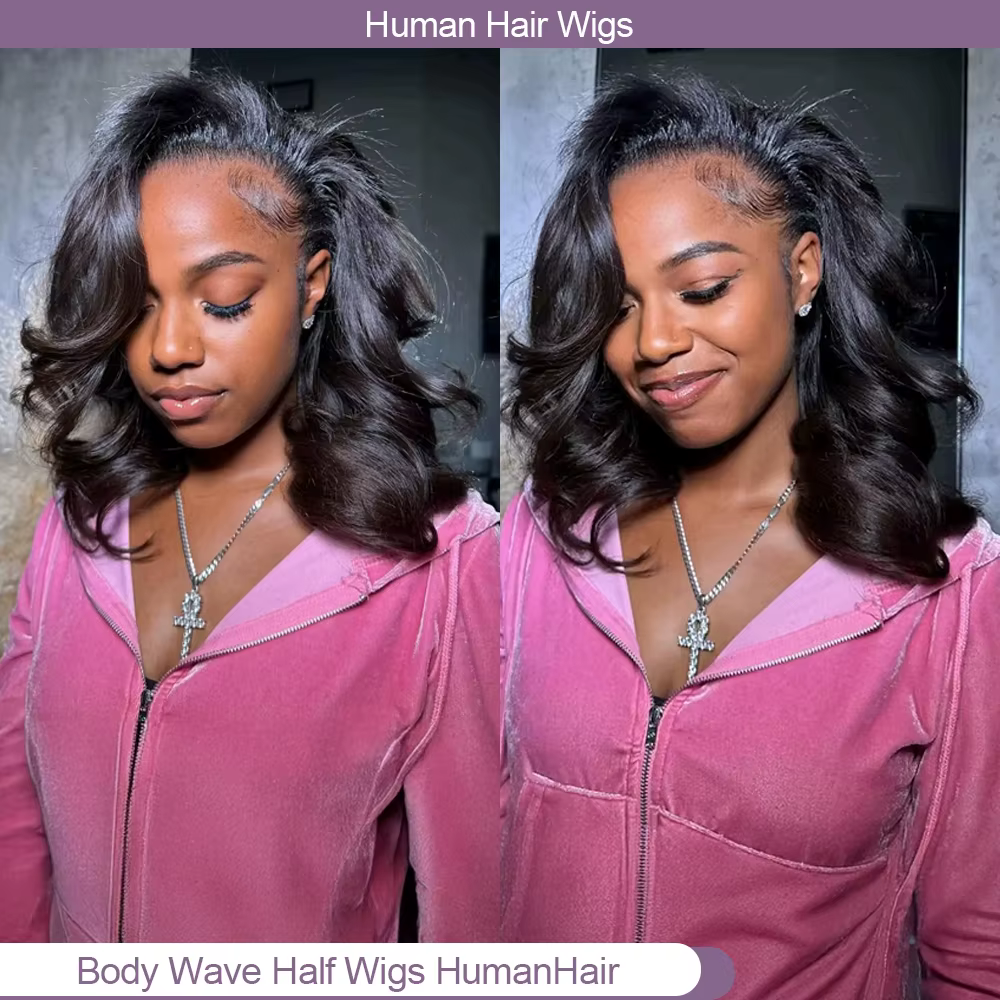 Nouvelle perruque 3-en-1 en cheveux humains, ondulée, densité 250%, avec bandeau, cordon de serrage,