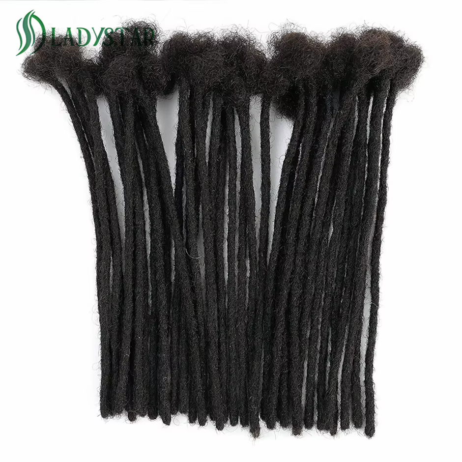 Extensions de dreadlocks de cheveux humains Extensions de cheveux humains réels brésiliens dreadlock