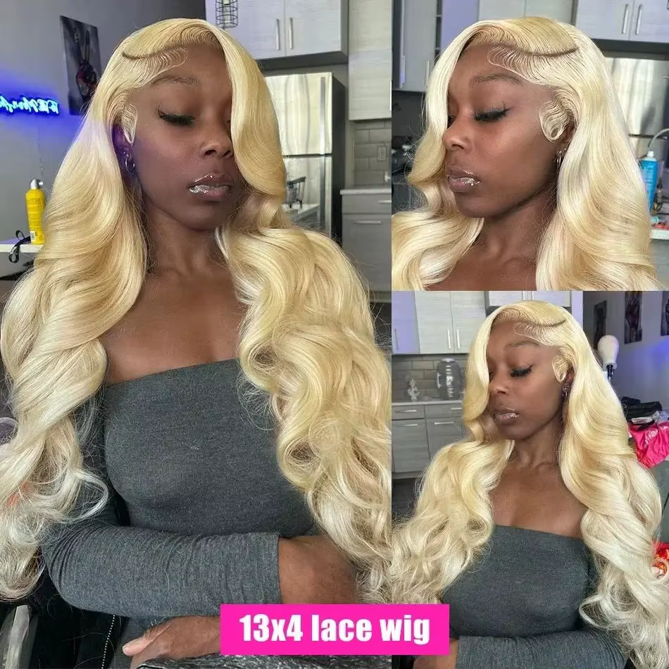 613 Hd dentelle frontale perruque 13x6 perruques de cheveux humains vague de corps 30 pouces 250 den