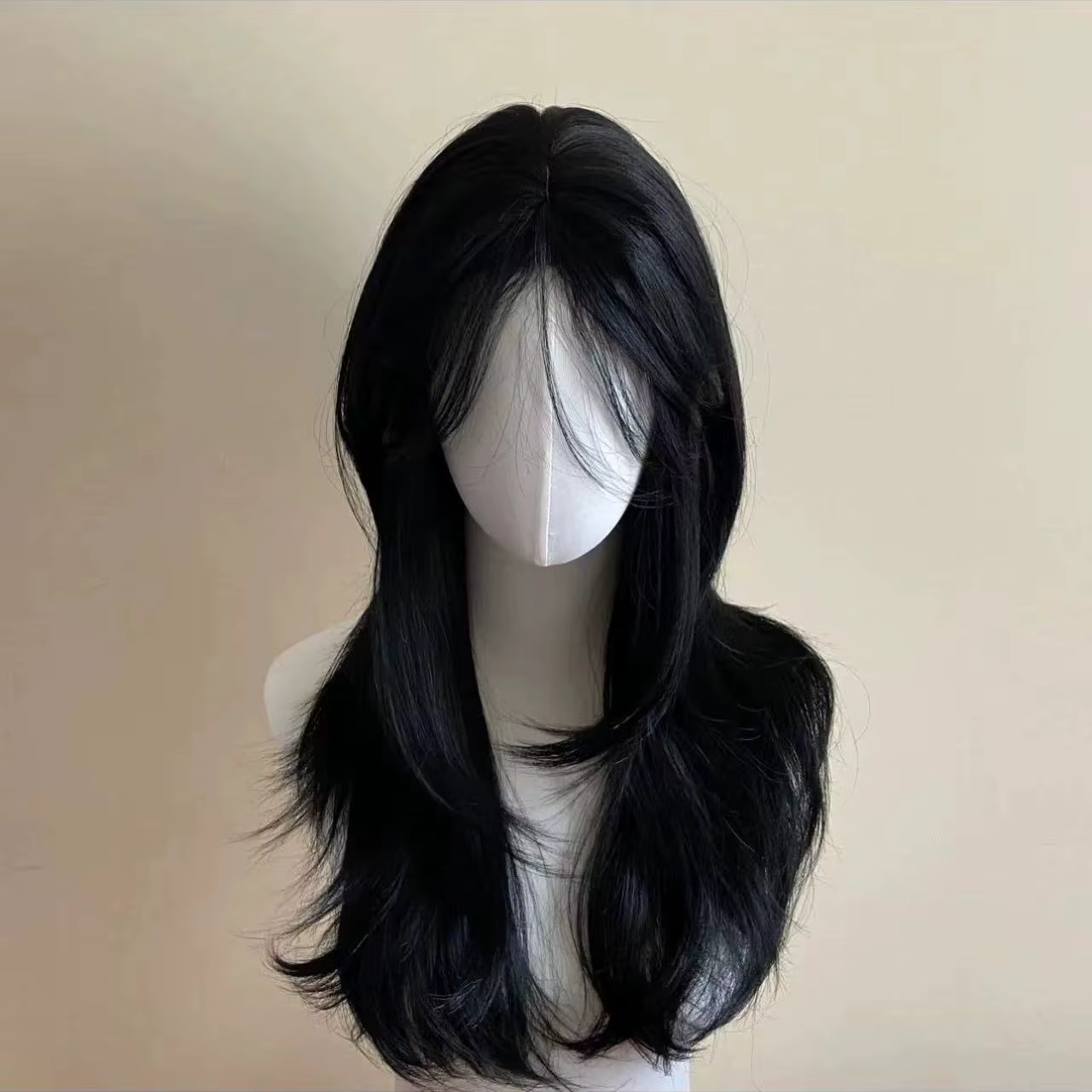 Ashely perruque noire femme bandeau corps ondulé Rose cheveux Net modèles en frange française haute 
