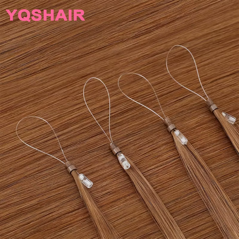 Extensions de cheveux pré-collées Micro Loop, 100% cheveux humains vierges Remy naturels, extensions