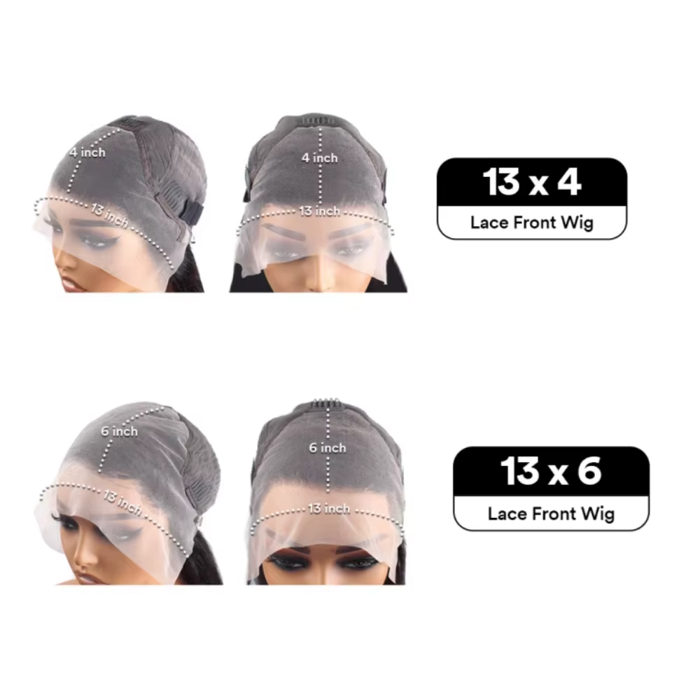 Perruque Lace Frontal Wig brésilienne bouclée, cheveux naturels, Deep Wave, 13x4, 13x6, Hd, à reflet