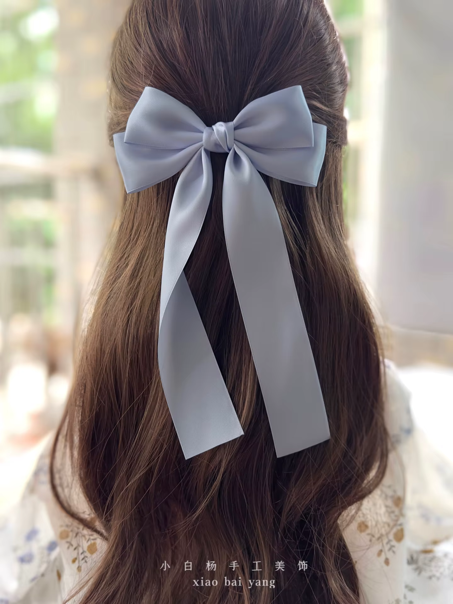 Barrette à cheveux en tissu style coréen pour femmes et filles, nœud en ruban, pince à ressort, acce