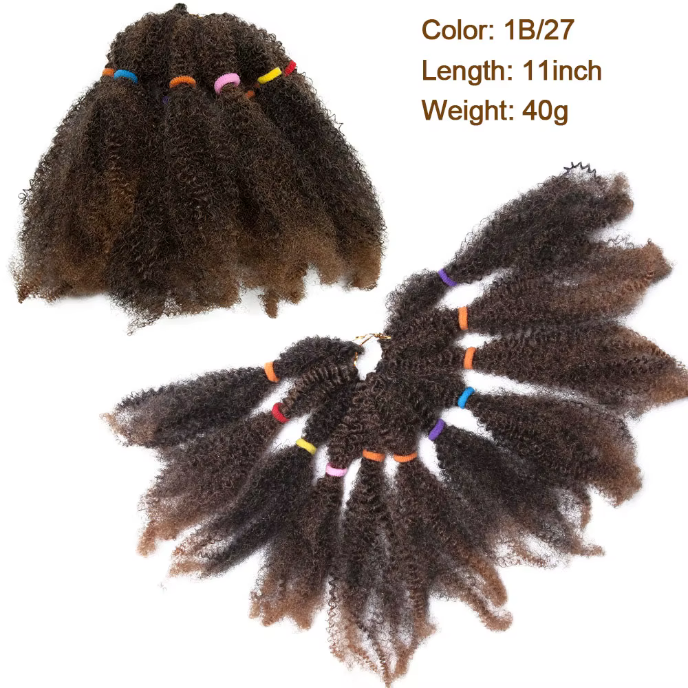 Afro crépus cheveux pré étiré Afro crépus torsion cheveux tressage cheveux crépus torsion Crochet tr