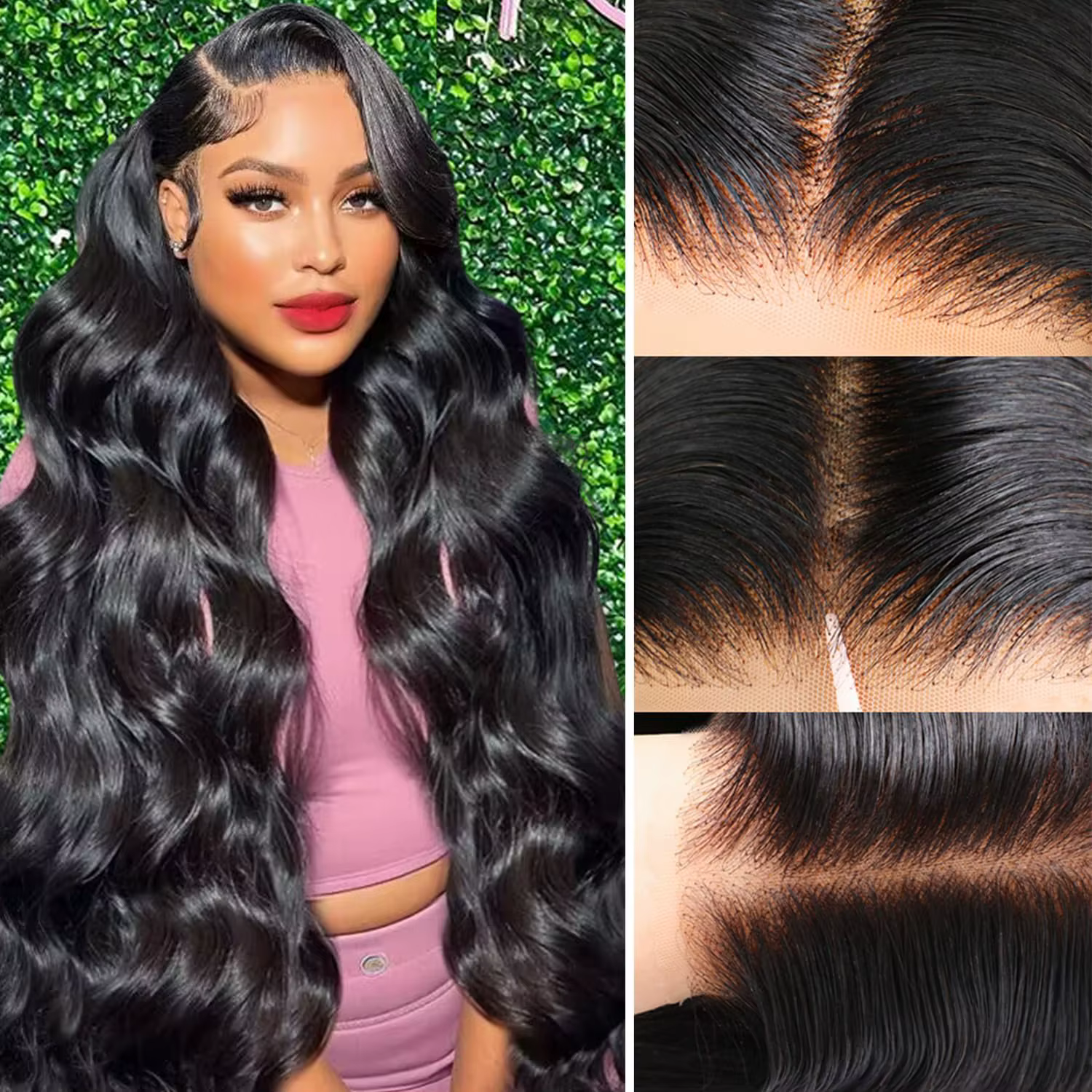 Bling Hair Human Hair Body Wave Wig Brazilian HD Transparent Lace 30 32 Inch 13x4 13x6 360 Front Wig