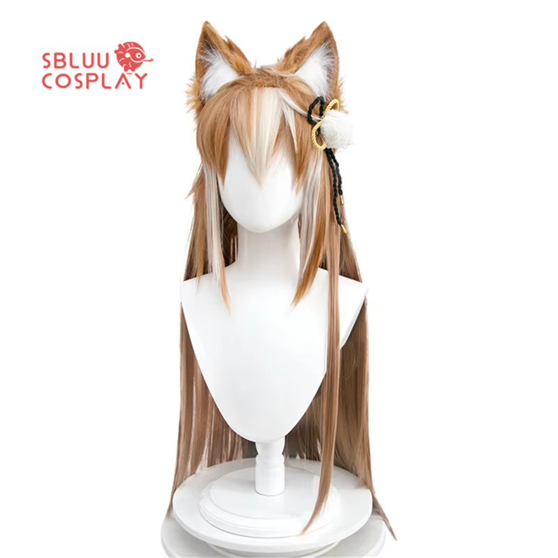 SBluuCosplay-Perruque Cosplay Gorou, Genshin Impact