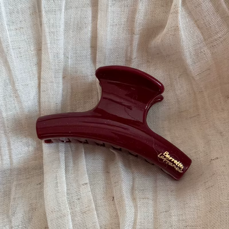 Nieuwjaar Rode Haarspeldjes Klauw Voor Vrouwen haarklem dik haar Balmain Haar Clip Meisjes trendy kl