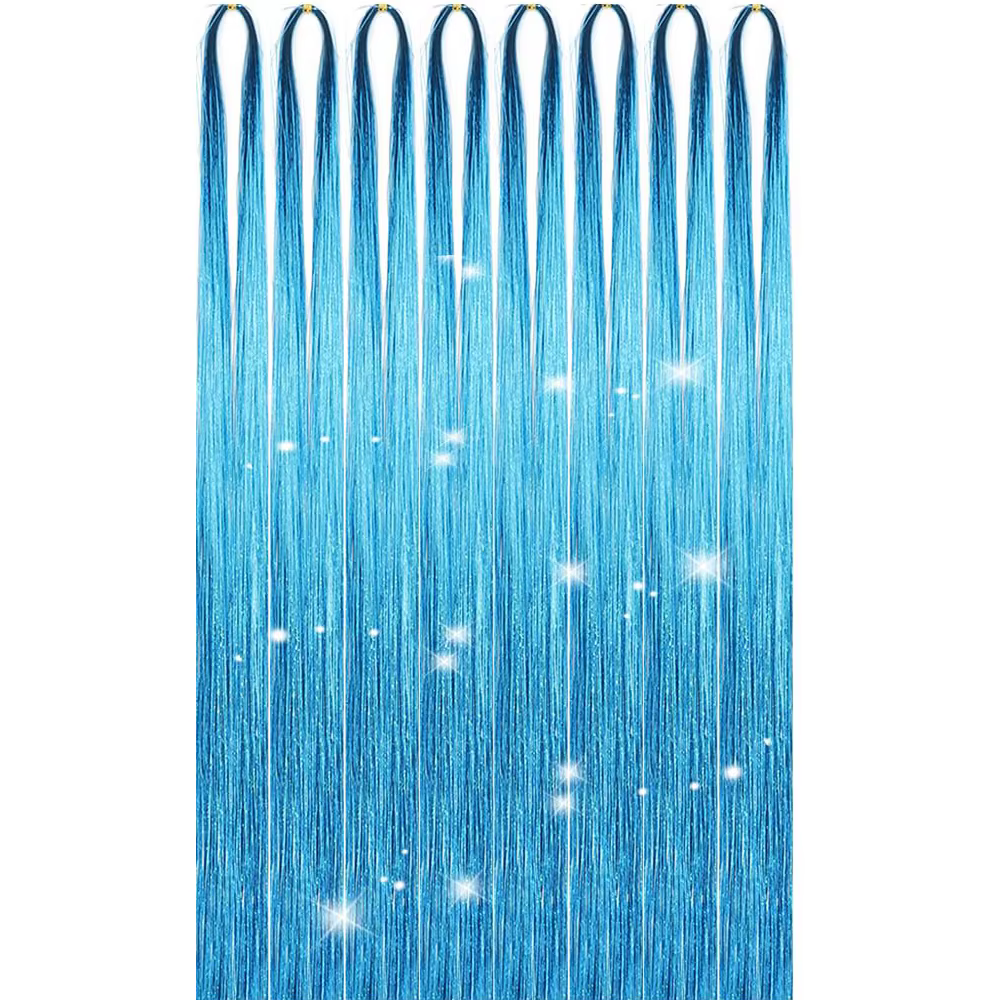 Extensions de cheveux Tinsel pour femmes et filles, kit Tinsel, paillettes, accessoires pour cheveux