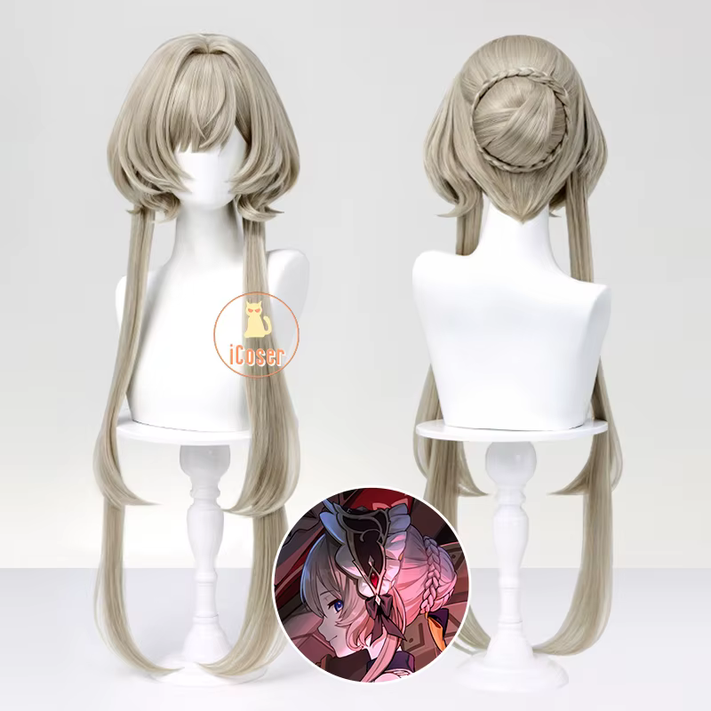 Genshin Impact Sandrone Cosplay perruque Marionnette cheveux blonds onze Fatui Harbingers fête d'hal