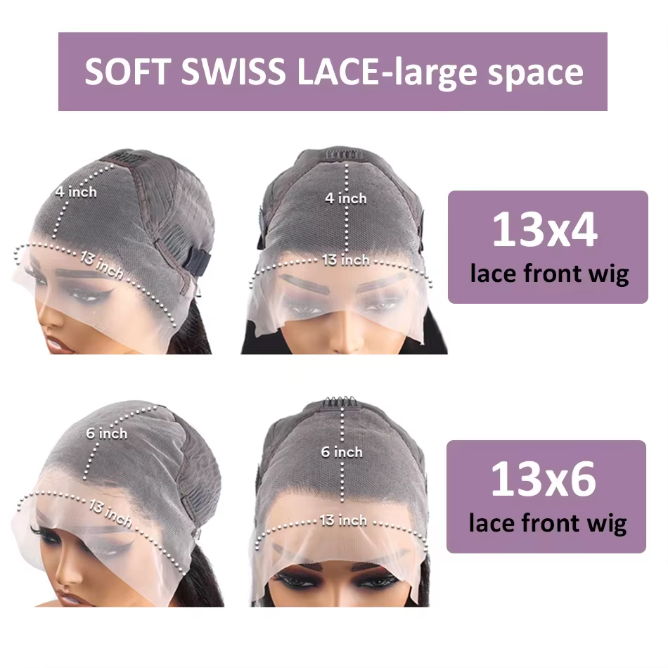 Perruques Lace Frontal HD Deep Wave 13x6 à 250% de densité, Cheveux Humains Brésiliens Ondulés Water