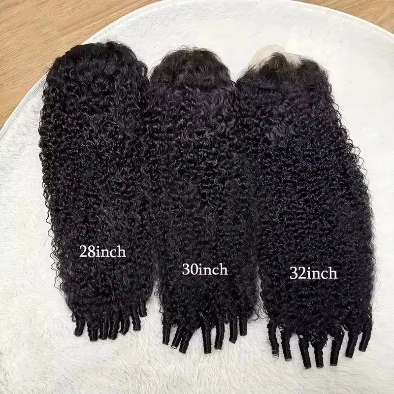 7x5 birman bouclés sans colle perruques cheveux humains 250% Permium 13x6 vague profonde dentelle av