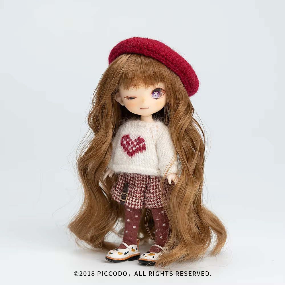 Ob11 perruque cheveux longs raides cheveux courts doux mignon frange bouclée cheveux ondulés pour 1/