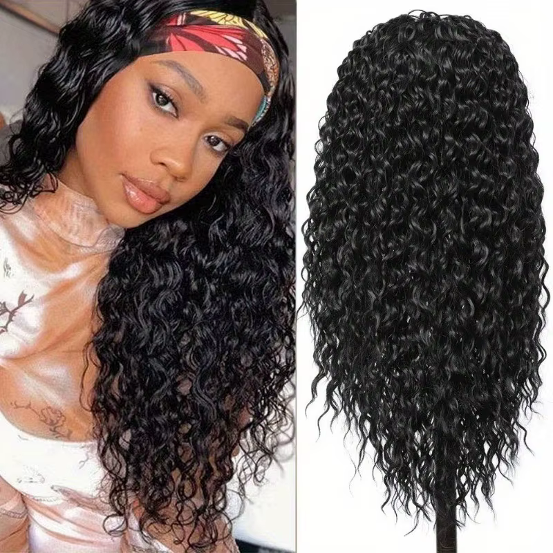 Cheveux humains 200% densité bandeau perruque perruques de cheveux humains porter et aller sans coll