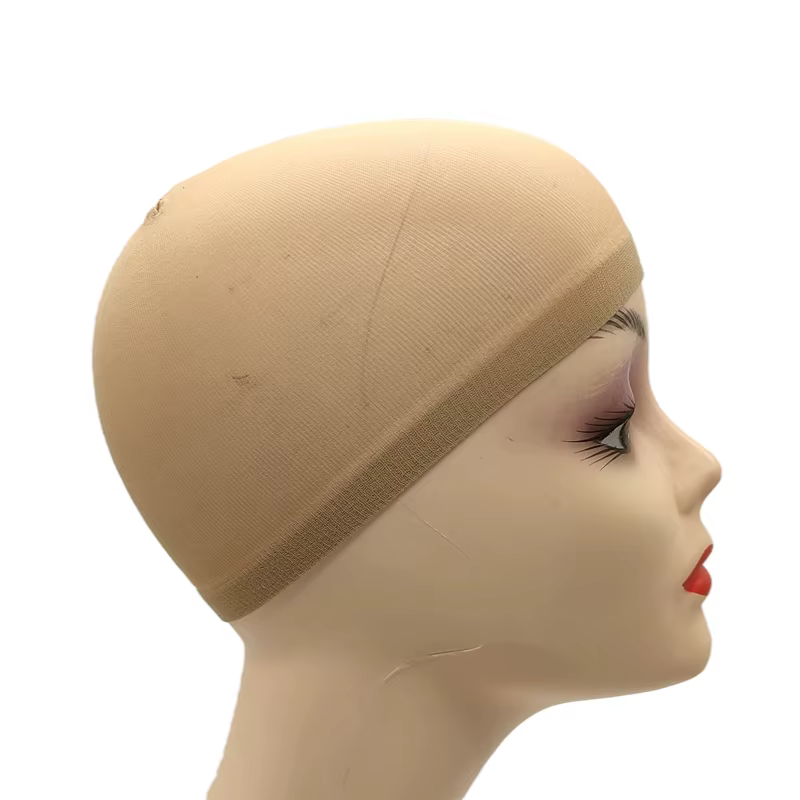 Filet de perruque pour tissage de cheveux, 2 pièces, noir/marron/peau/Beige, bonnet de perruque en m