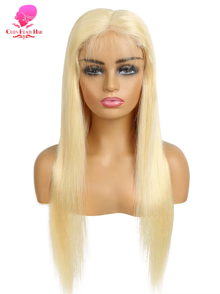 Perruques sans colle 613 en cheveux humains, perruque avec closure en dentelle 5x5, lisse comme un b