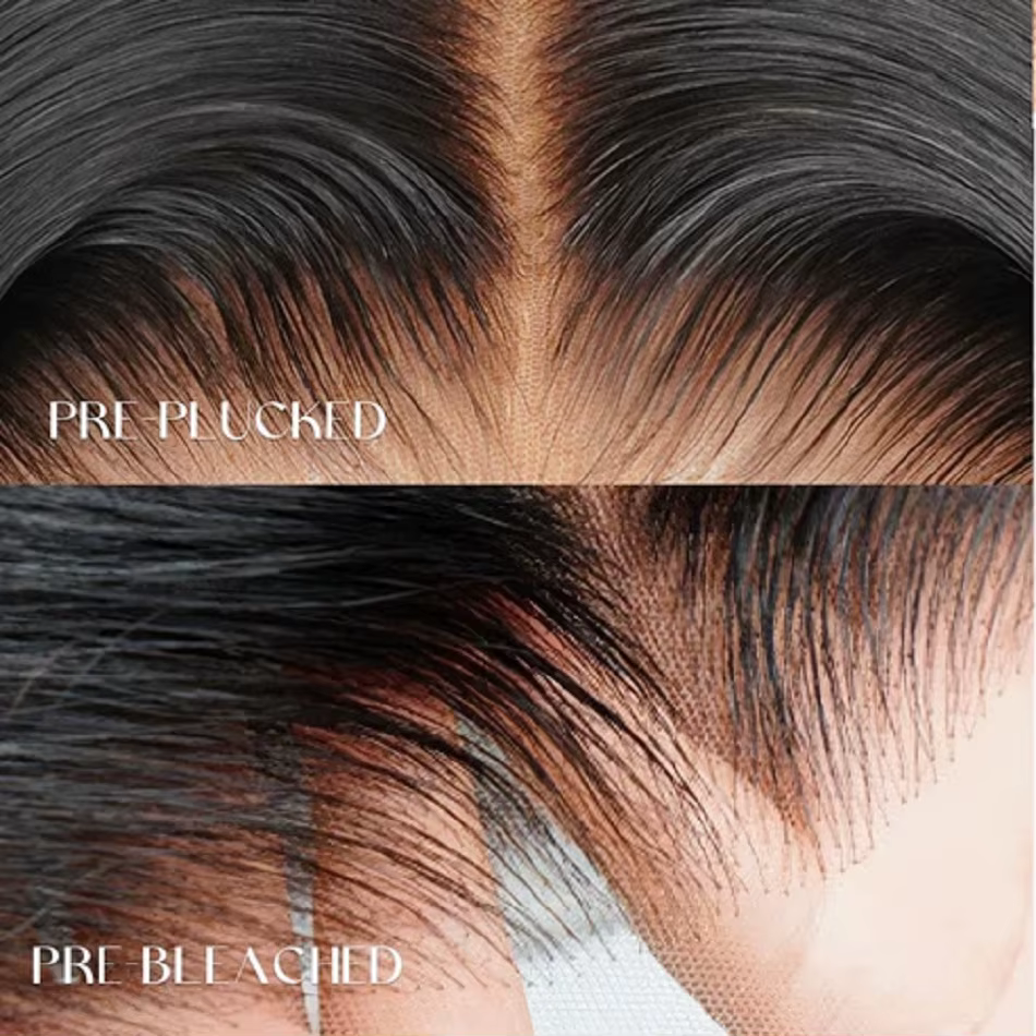 Perruques Bob sans colle à couches de 10 à 12 pouces en cheveux humains pour femmes noires, coupe dé