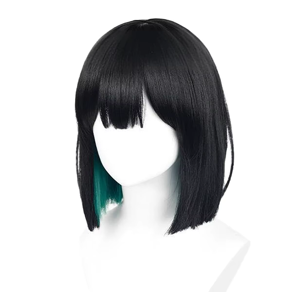 Perruque blonde courte unisexe pour Costumes de Cosplay, perruque en Fiber synthétique avec frange,