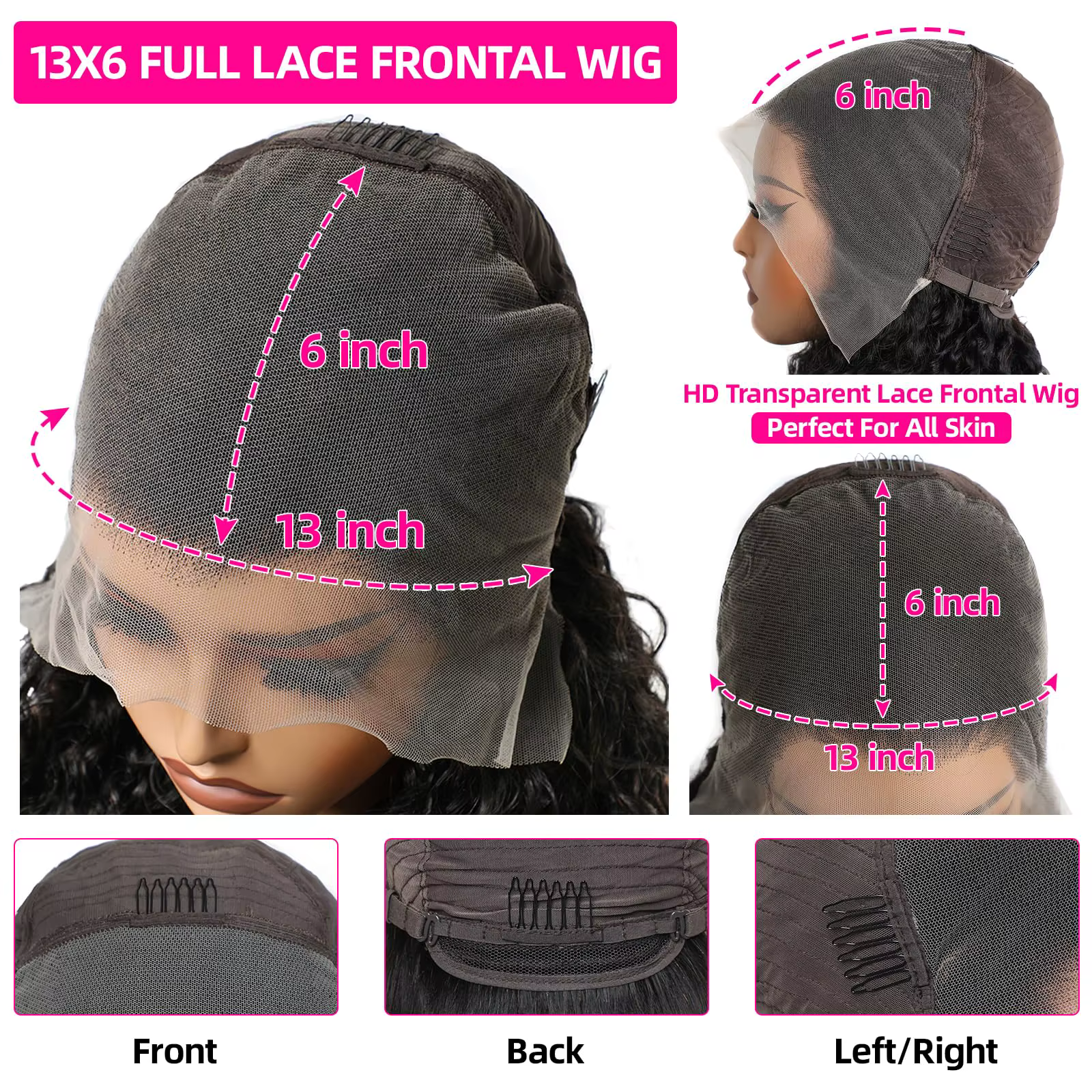 Perruque de dentelle Hd 13x6 cheveux humains 210 densité perruque bouclée birmane cheveux humains pr