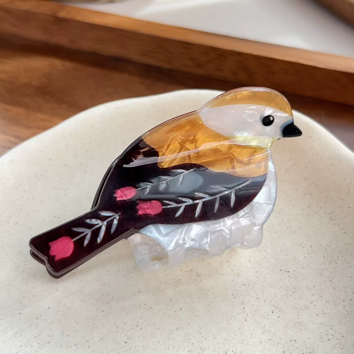 Pince à cheveux en forme de petit oiseau mignon, accessoire pour cheveux d'animaux adorables et anim